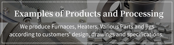 Examples of Products and Processing
